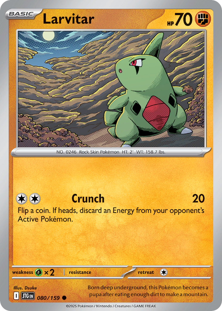 Larvitar Journey Together 80