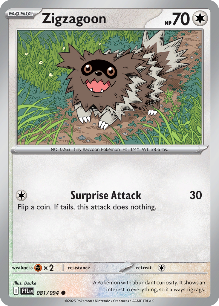 Zigzagoon Phantasmal Flames 81