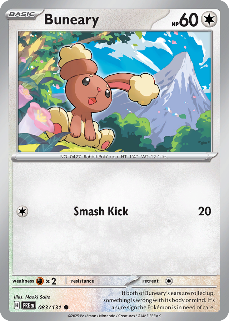 Buneary Prismatic Evolutions 83