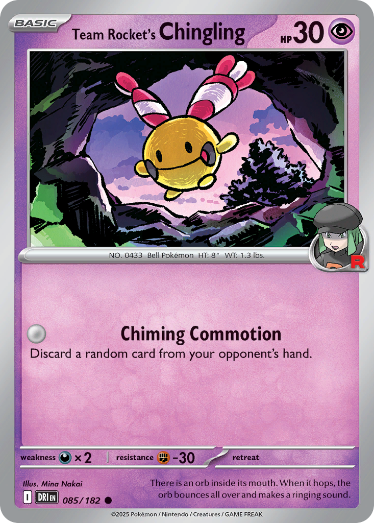 Team Rocket's Chingling Destined Rivals 85