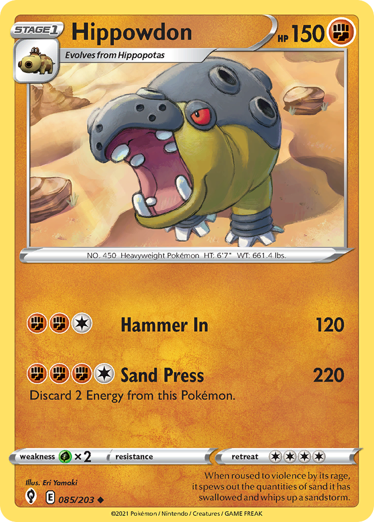 Hippowdon Evolving Skies 85