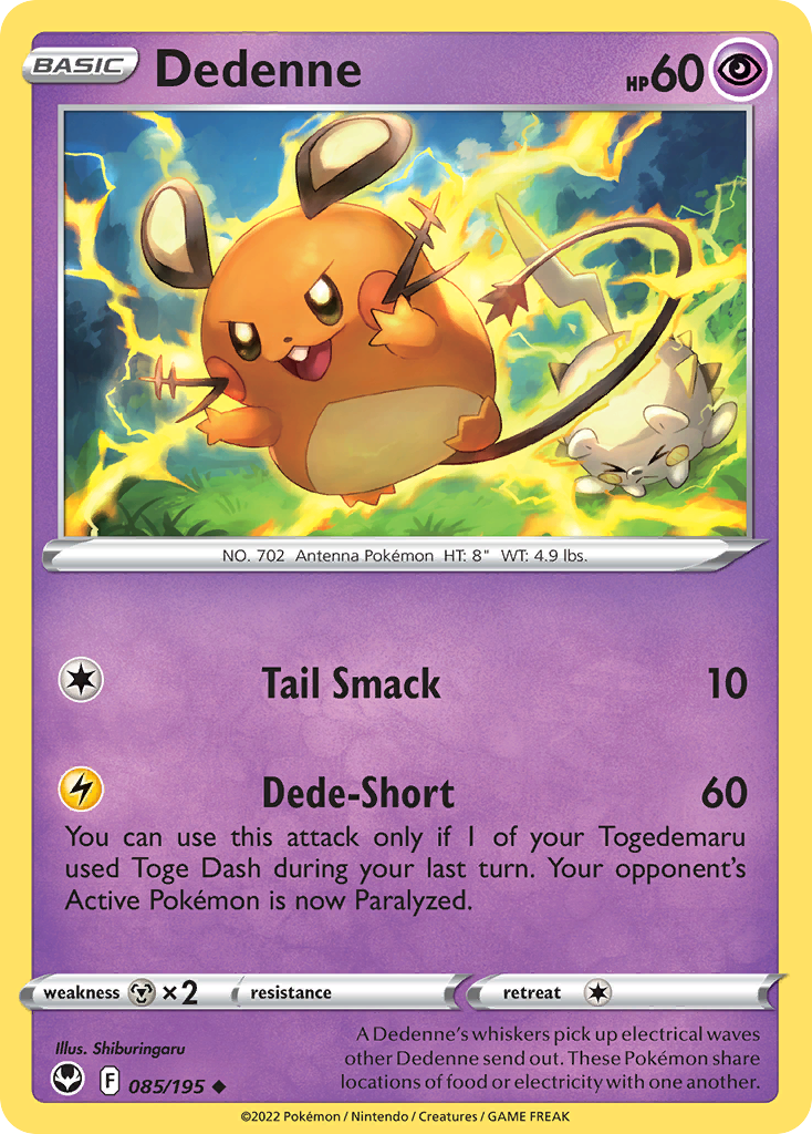 Dedenne Silver Tempest 85
