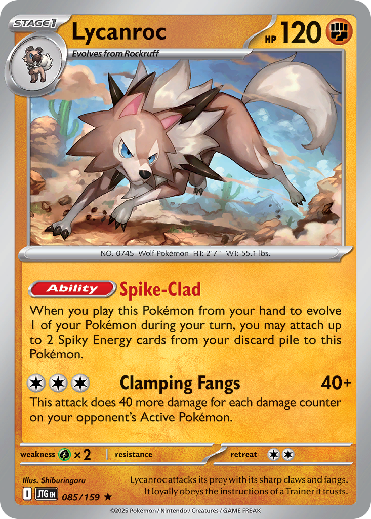 Lycanroc Journey Together 85