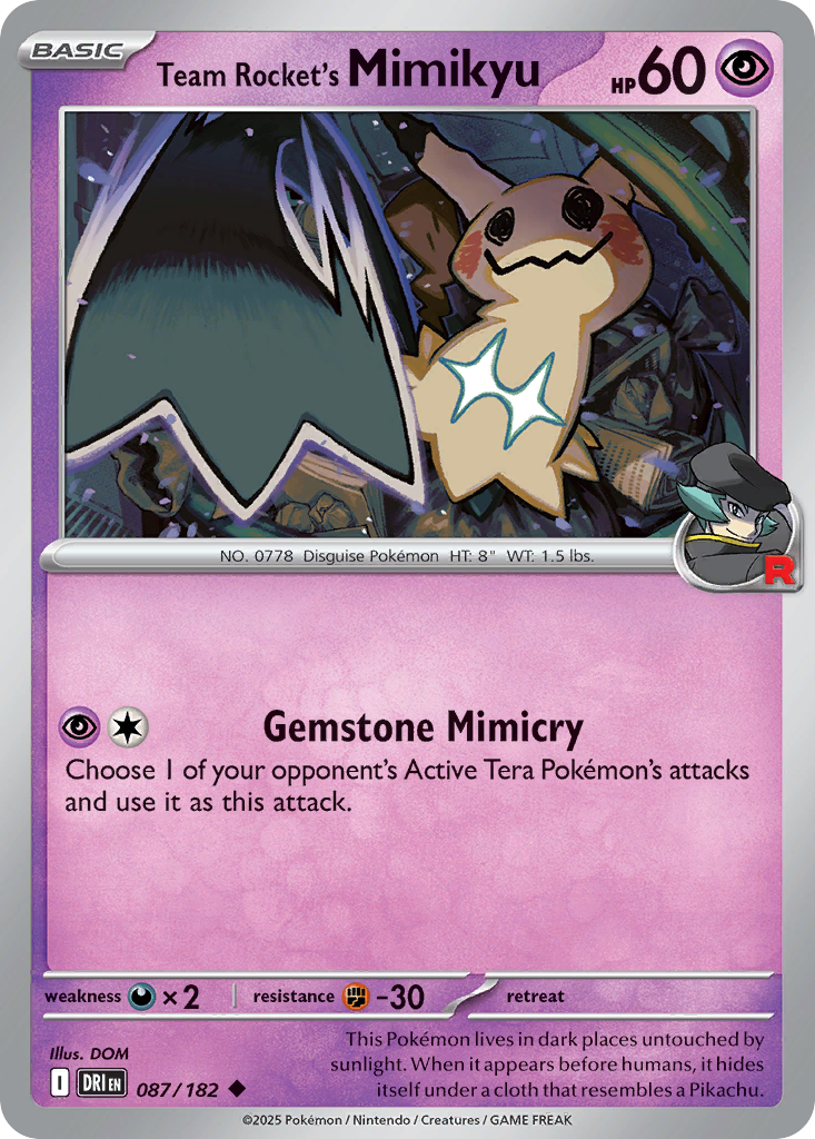 Team Rocket's Mimikyu #87