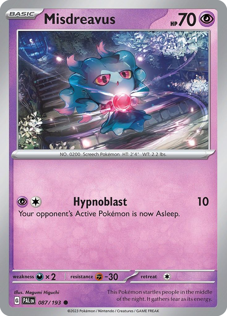 Misdreavus Paldea Evolved 87