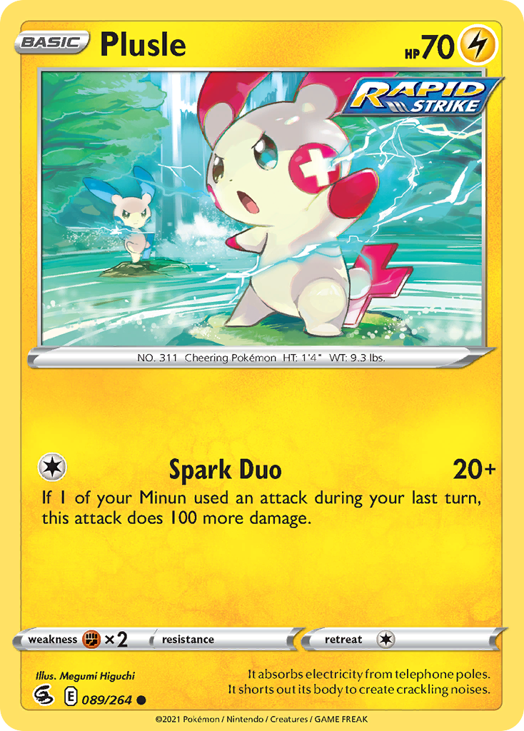 Plusle Fusion Strike 89