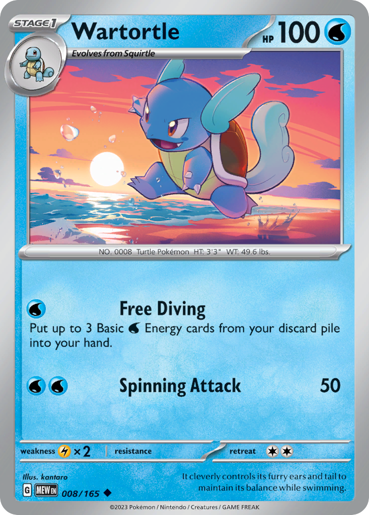 Wartortle 151 8