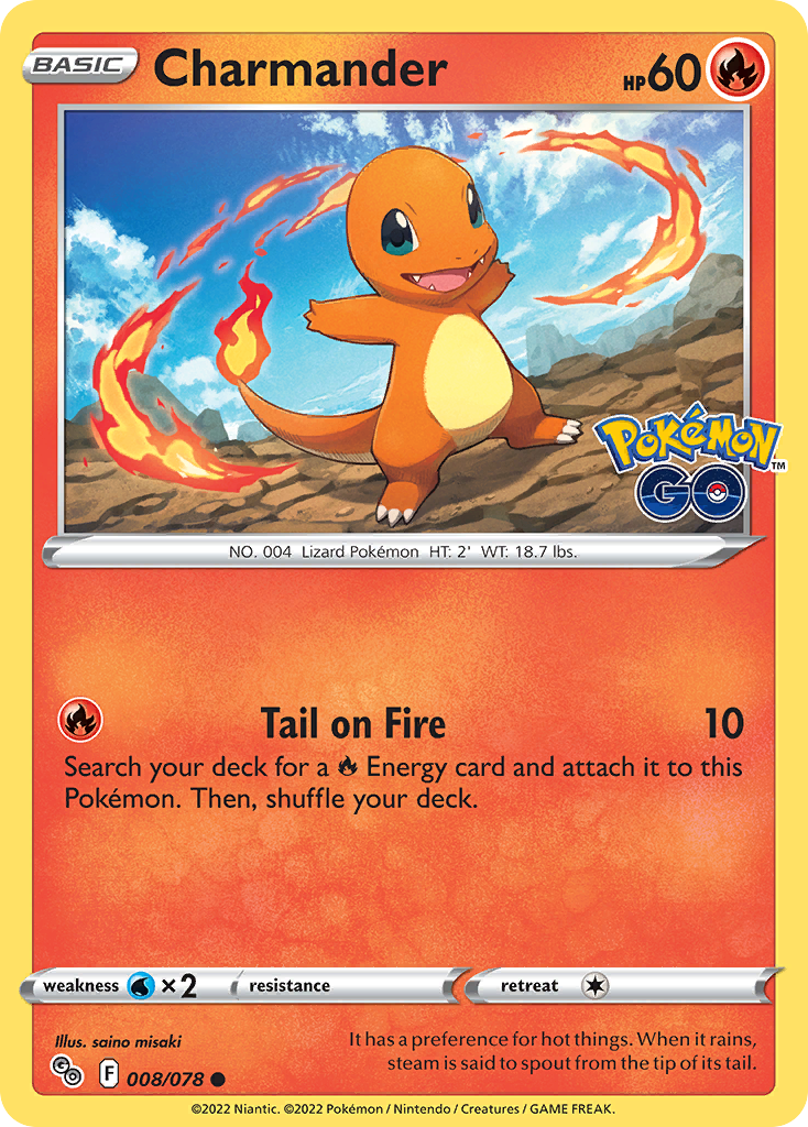 Charmander Pokémon GO 8