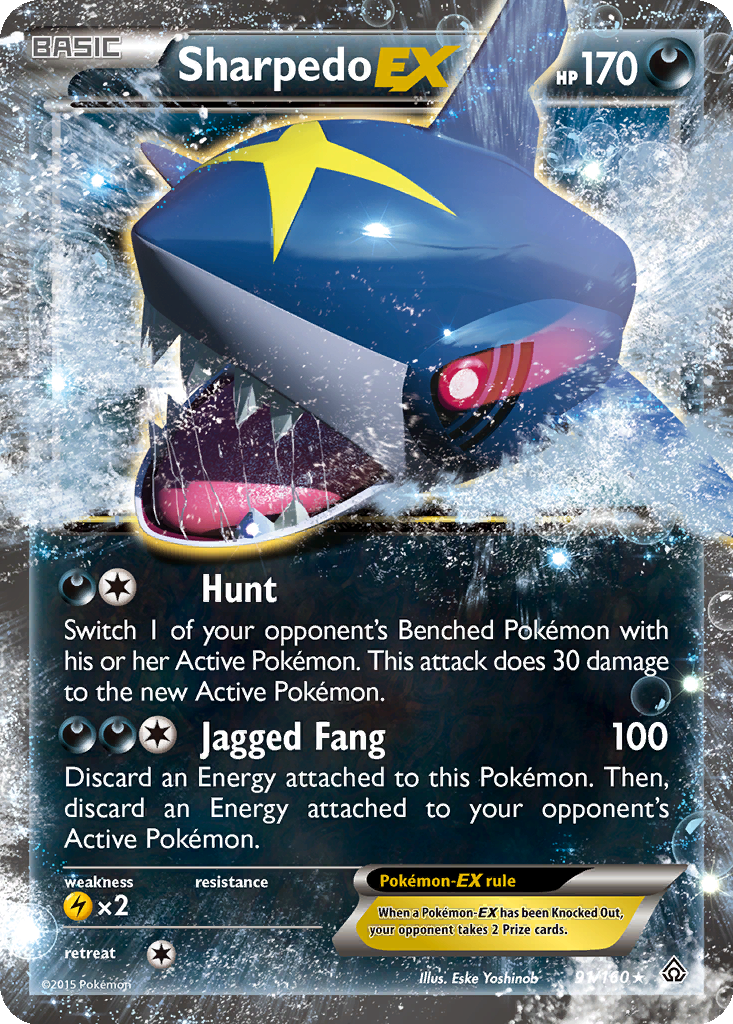 Sharpedo EX #91