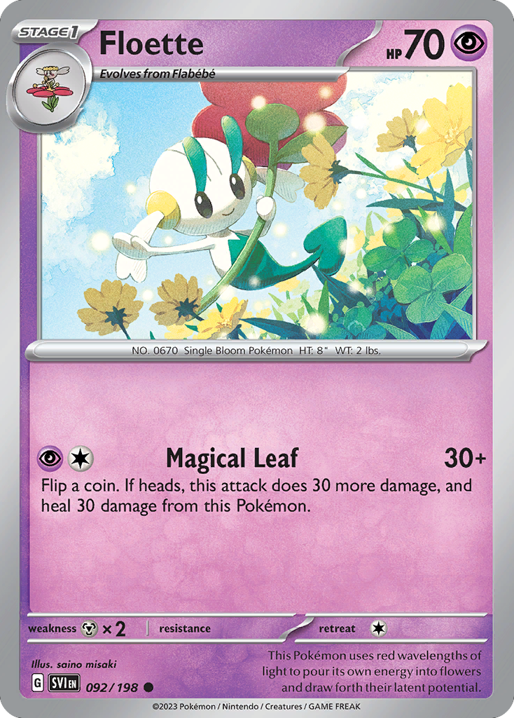 Floette Scarlet & Violet 92