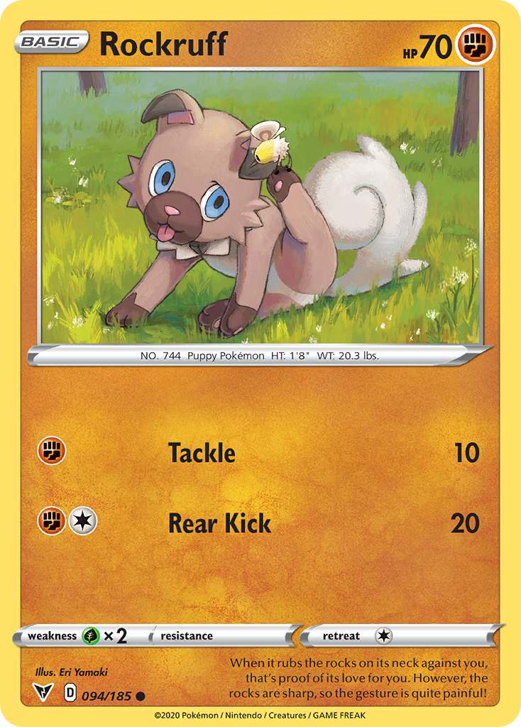 Rockruff Vivid Voltage 94