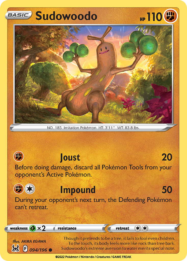 Sudowoodo Lost Origin 94