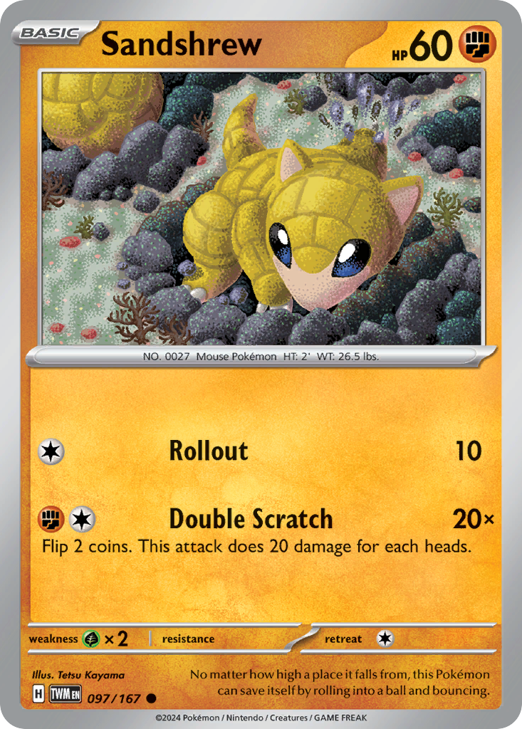 Sandshrew Twilight Masquerade 97