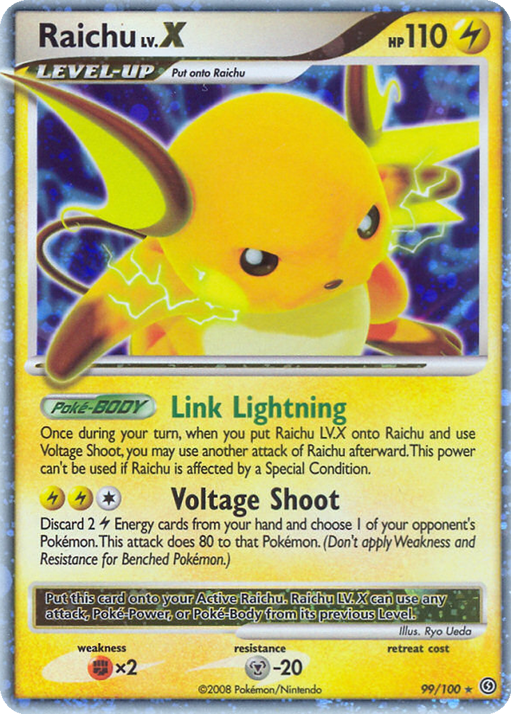 Raichu LV. X #99