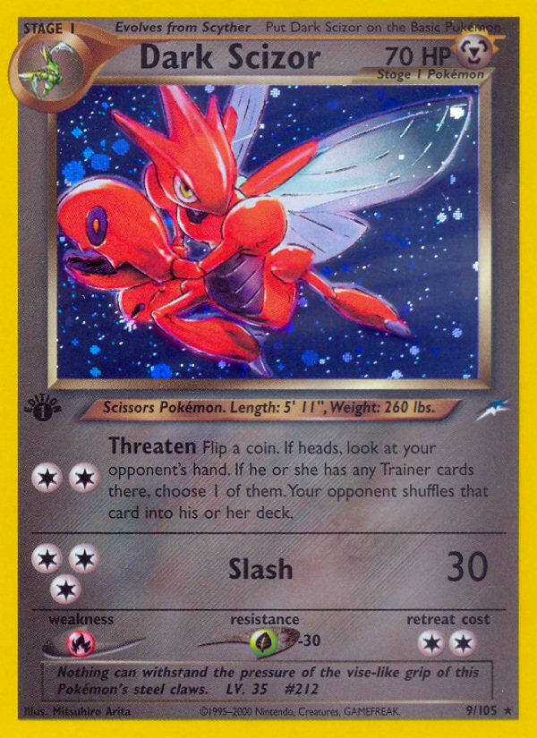 Dark Scizor Neo Destiny 9