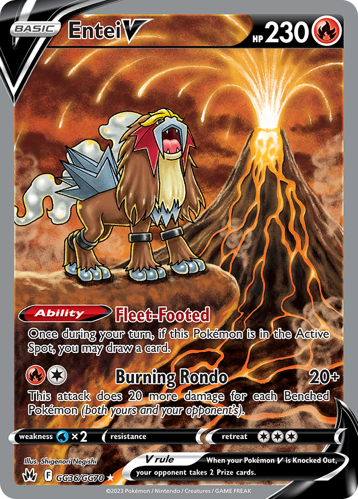 Entei V Crown Zenith Galarian Gallery GG36