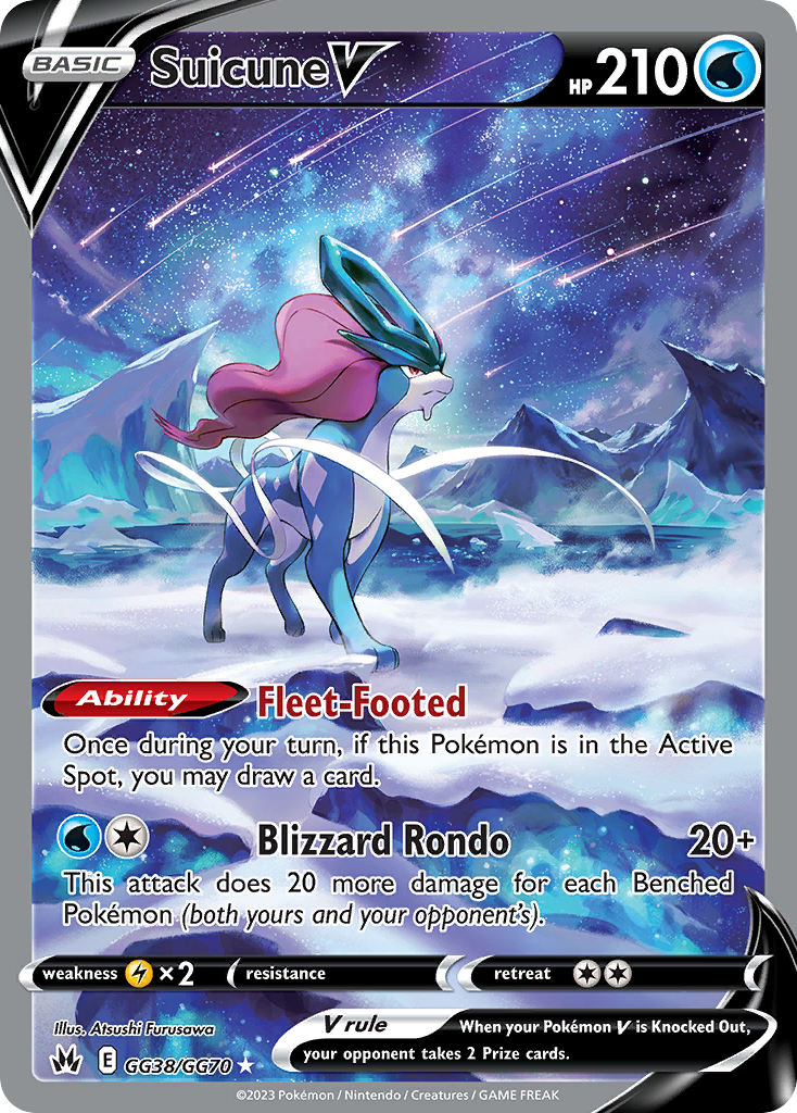 Suicune V Crown Zenith Galarian Gallery GG38
