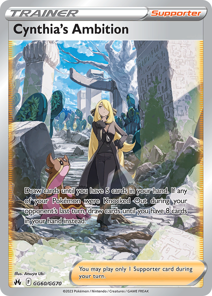 Cynthia's Ambition Crown Zenith Galarian Gallery GG60