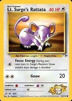 Lt. Surge's Rattata #82