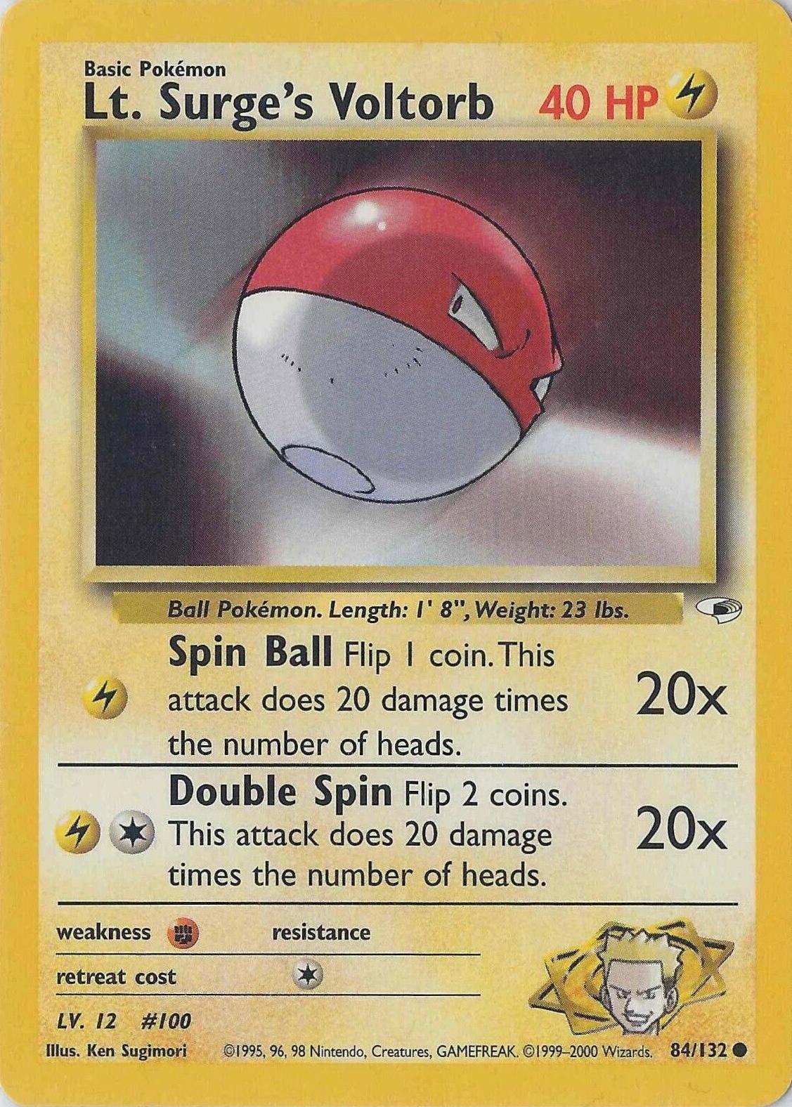 Lt. Surge's Voltorb #84