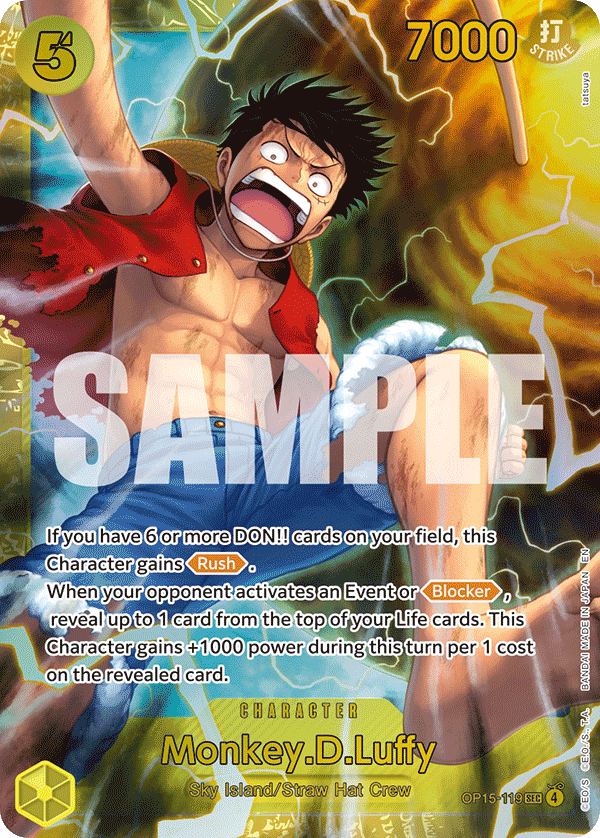 Monkey.D.Luffy (OP15-119) Adventure on Kami's Island OP15-119