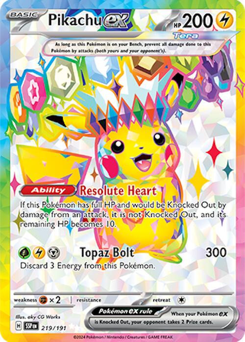 Pikachu ex #219
