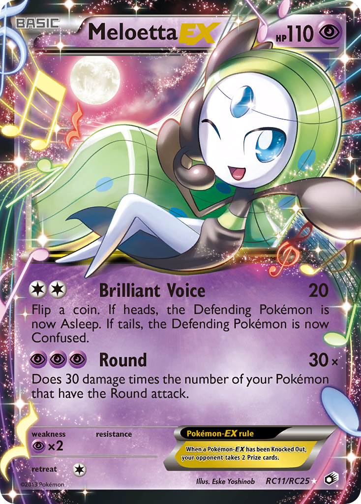 Meloetta-EX Legendary Treasures RC11