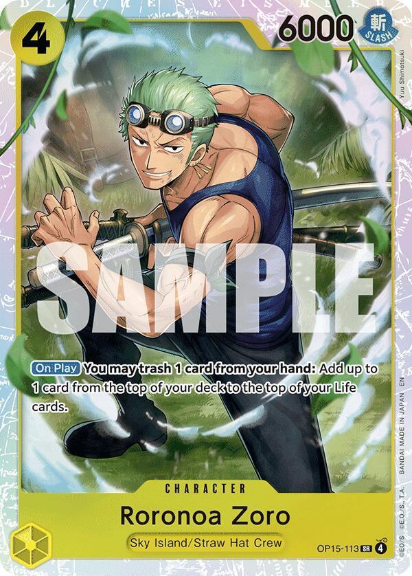 Roronoa Zoro OP15-113