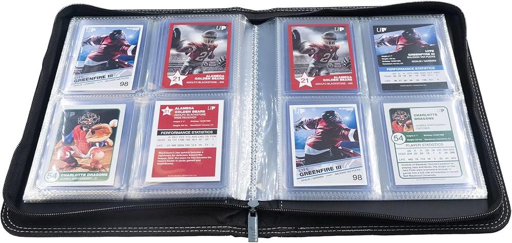Ultra Pro Fermuarlı Premium Toploader Pro Binder 4 Cepli 80 Kart Kapasiteli