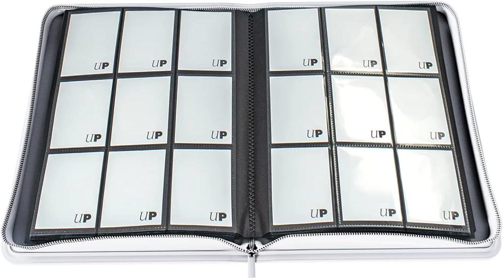 Ultra Pro Fermuarlı Pro Binder White 9 Cepli 360 Kart Kapasiteli