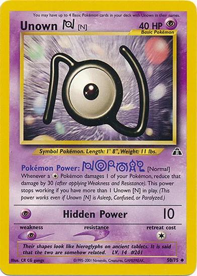 Unown N #50