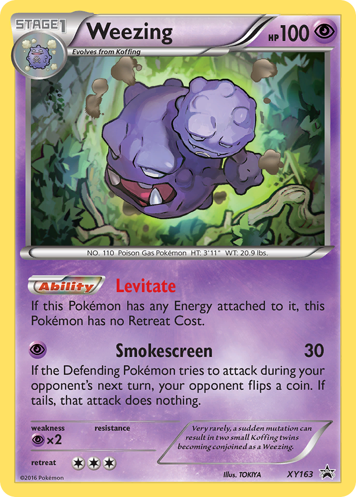 Weezing XY Black Star Promos XY163