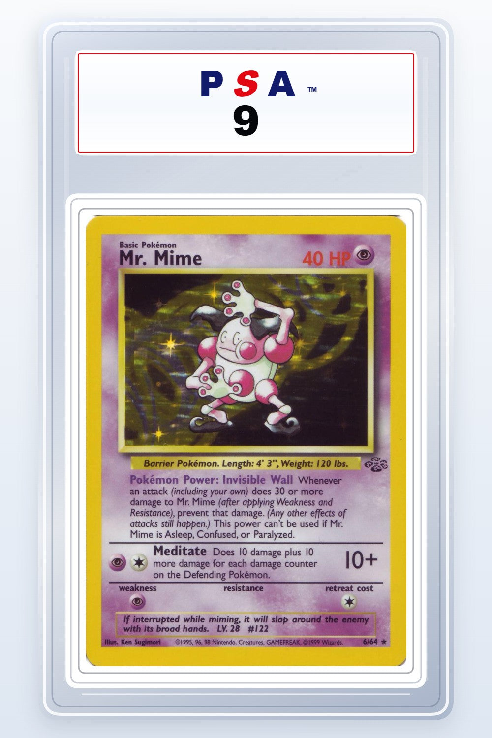 Mr. Mime #6 PSA 9