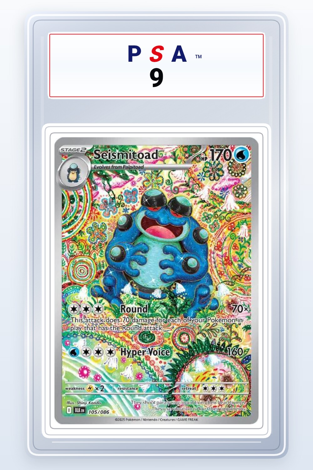 Seismitoad #105 PSA 9