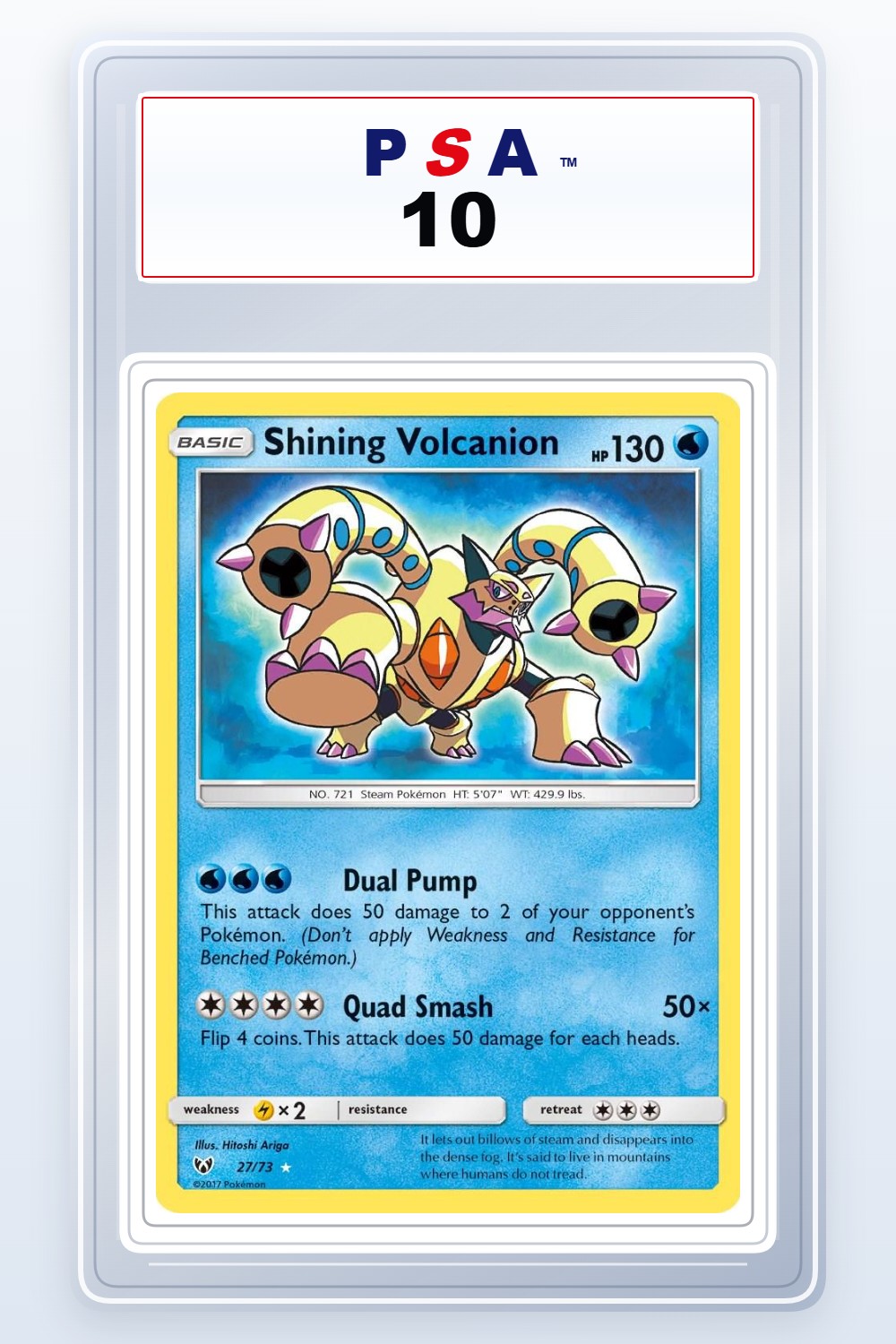 Shining Volcanion #27 PSA 10