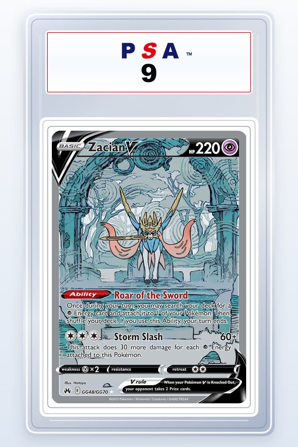 Zacian V #GG48 PSA 9