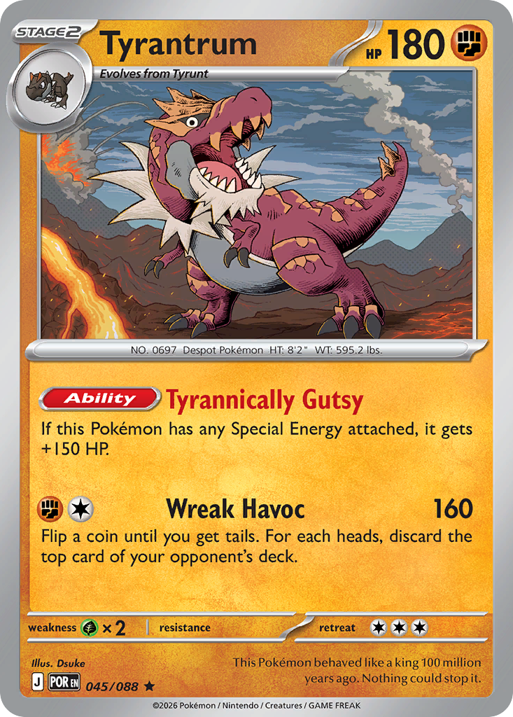 Tyrantrum Perfect Order 45