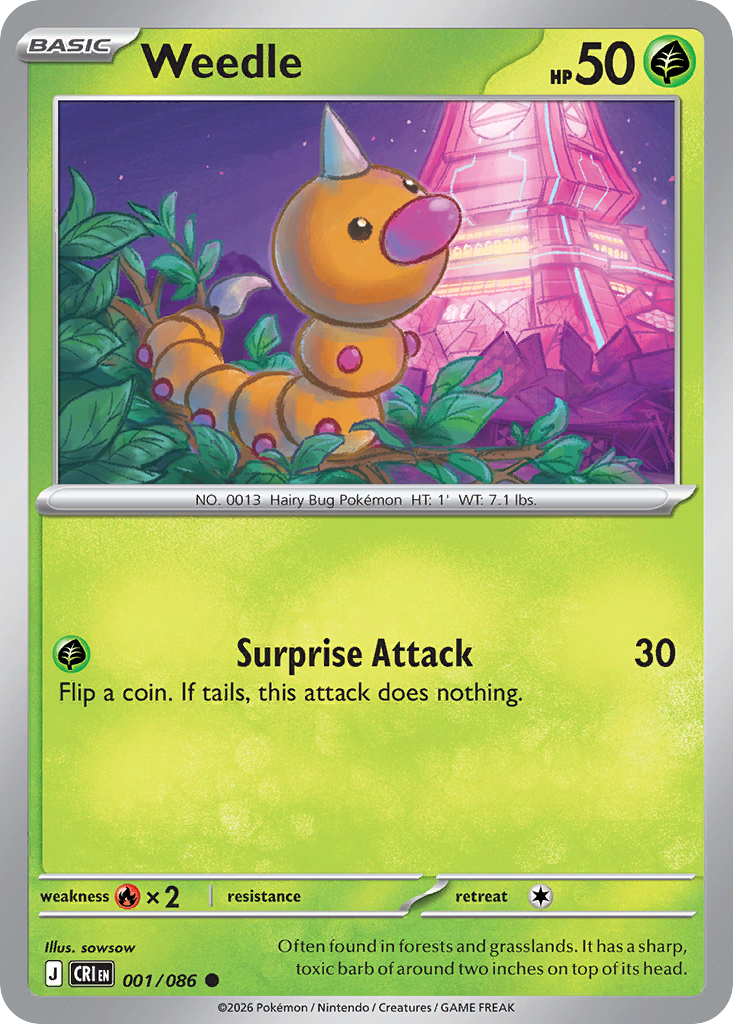 Weedle Chaos Rising 1