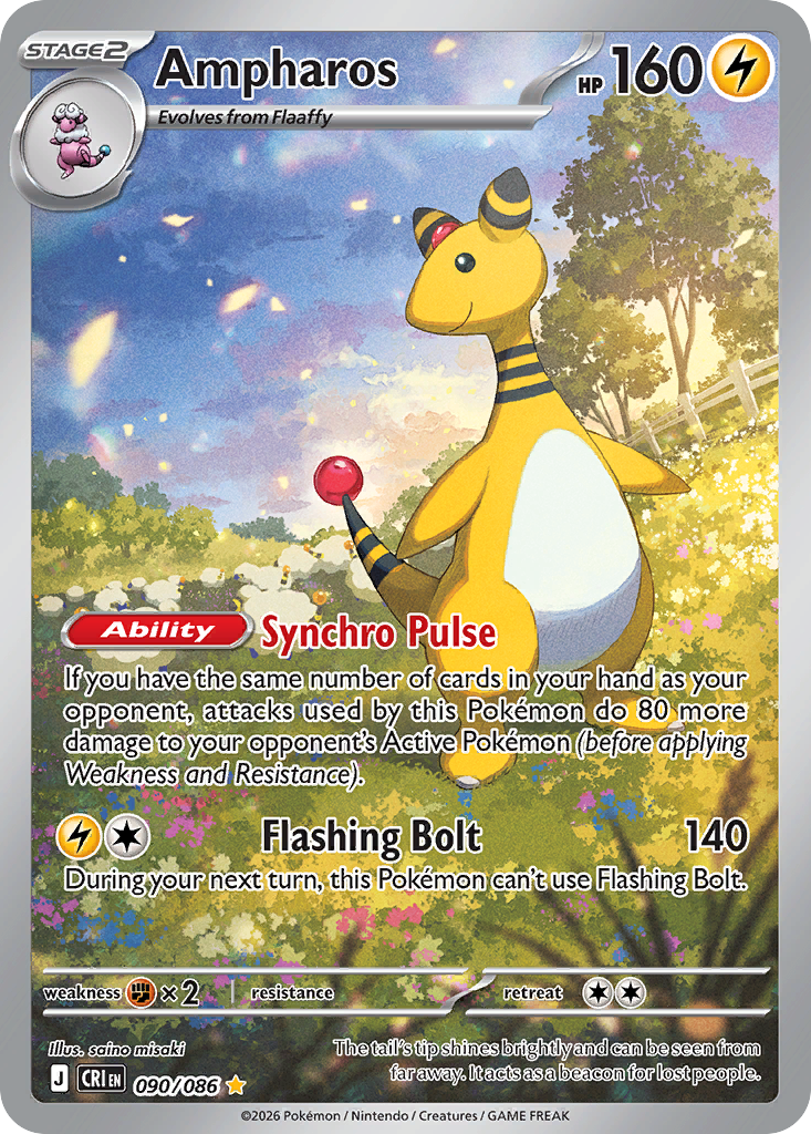 Ampharos Chaos Rising 90