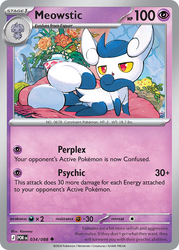 Meowstic Perfect Order 34