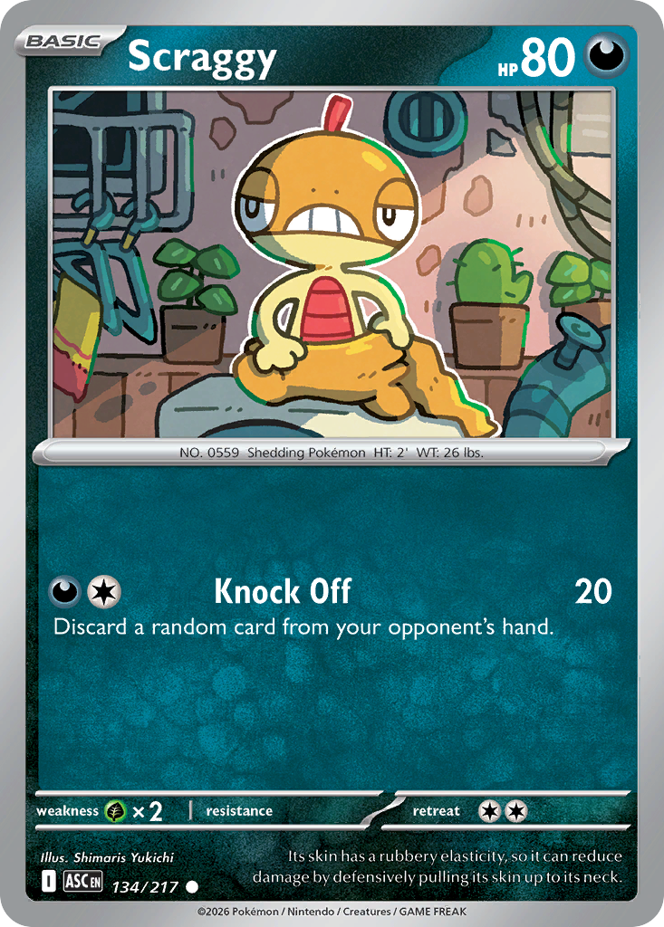 Scraggy Ascended Heroes 134