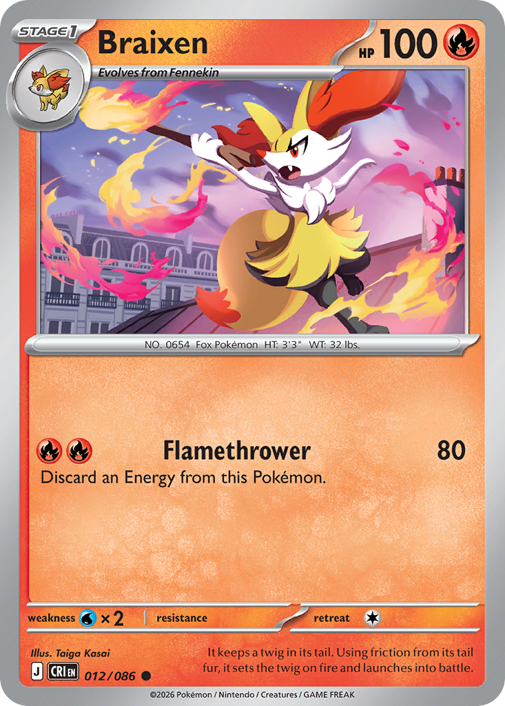 Braixen Chaos Rising 12