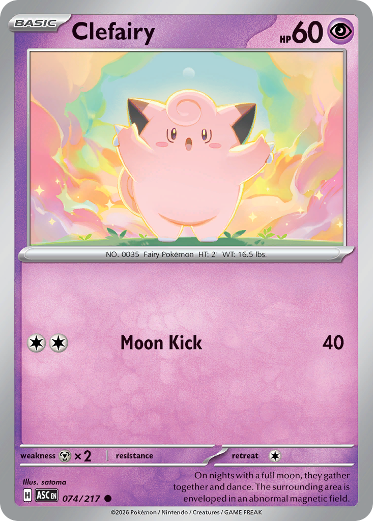 Clefairy Ascended Heroes 74