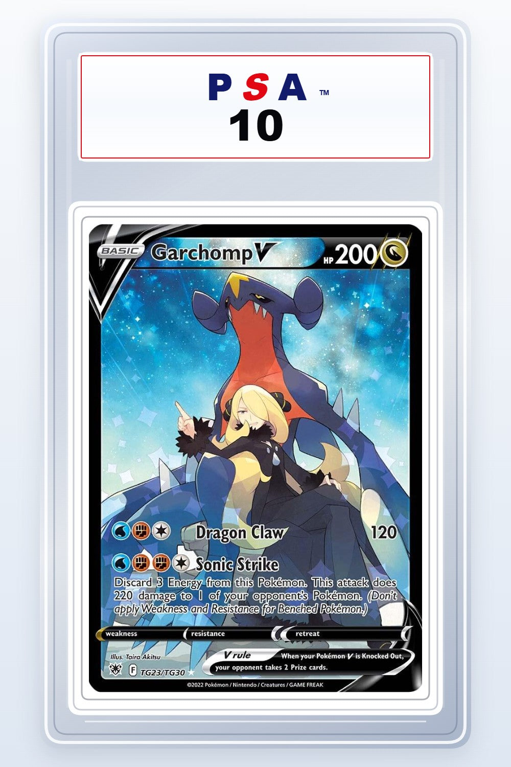 Garchomp V #TG23 PSA 10