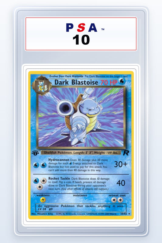 Dark Blastoise [1st Edition] #20 PSA 10