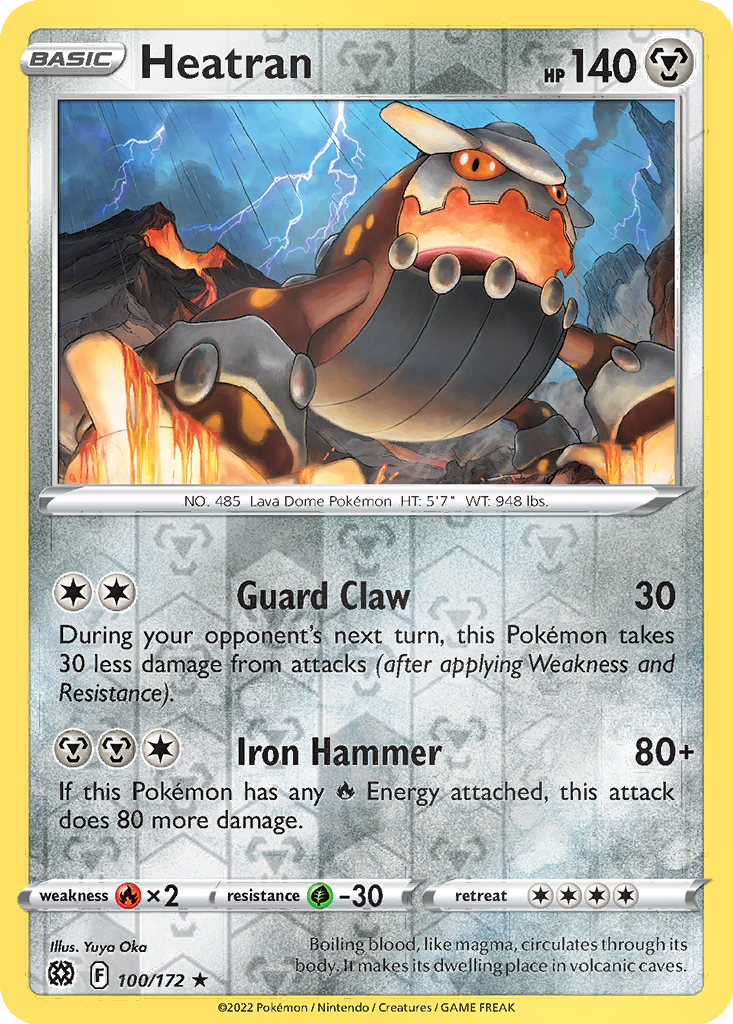 Heatran [Reverse Holo] #100