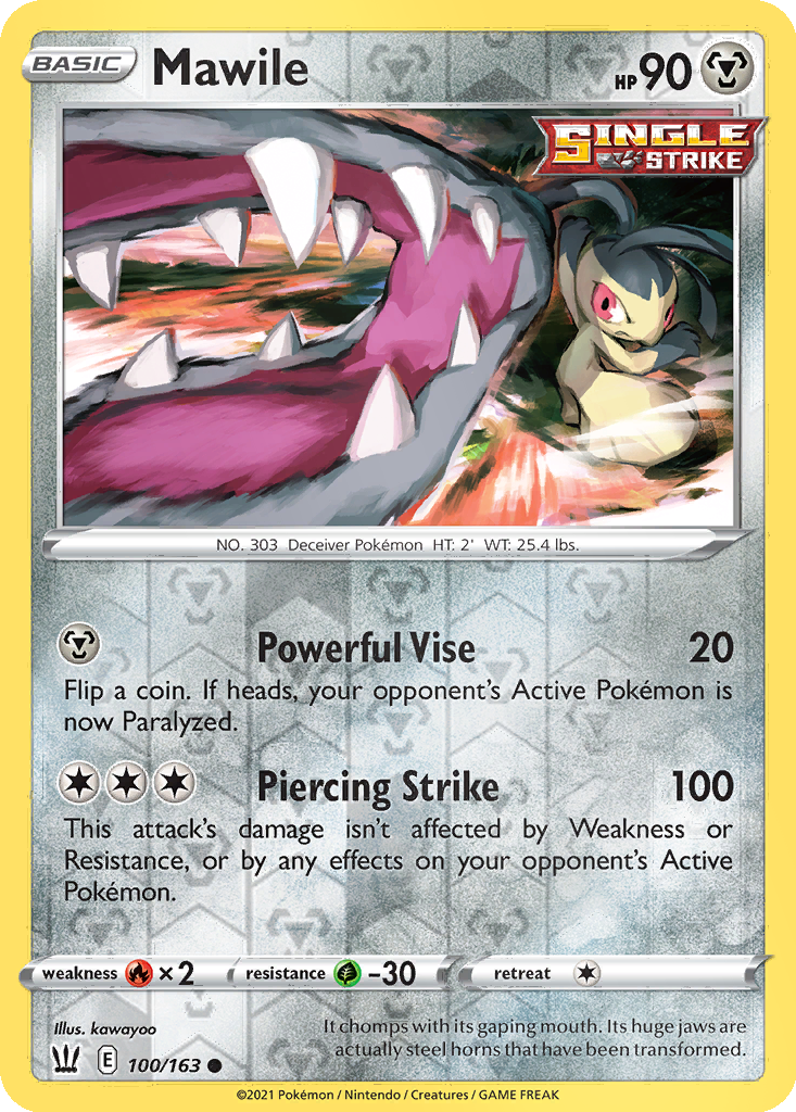 Mawile [Reverse Holo] #100