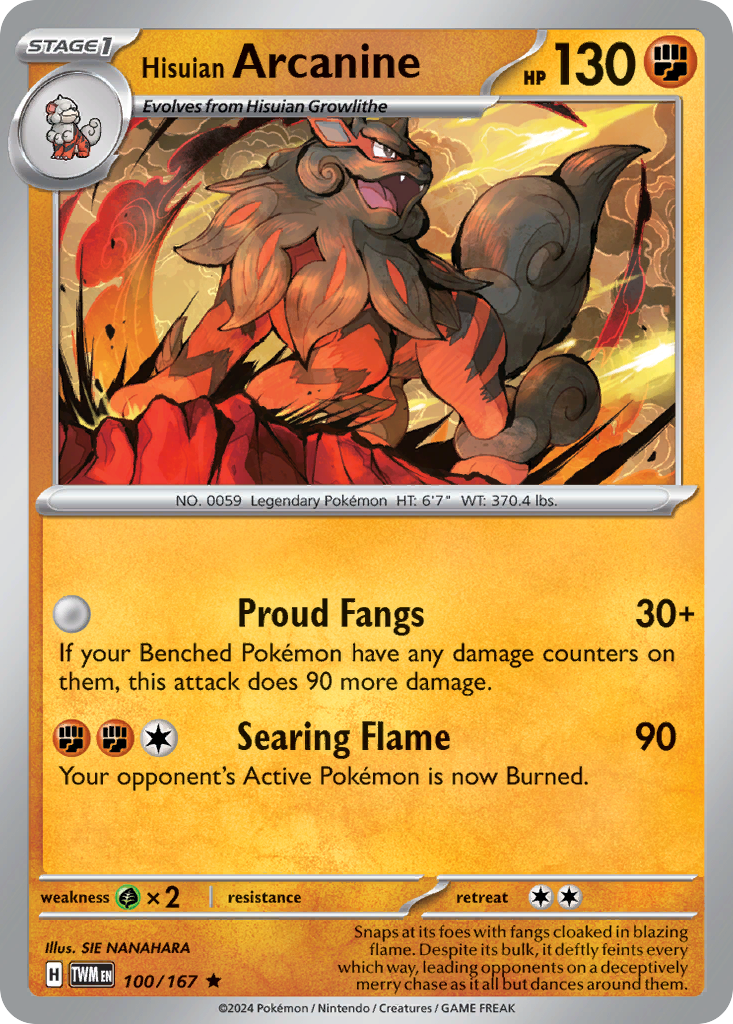 Hisuian Arcanine #100