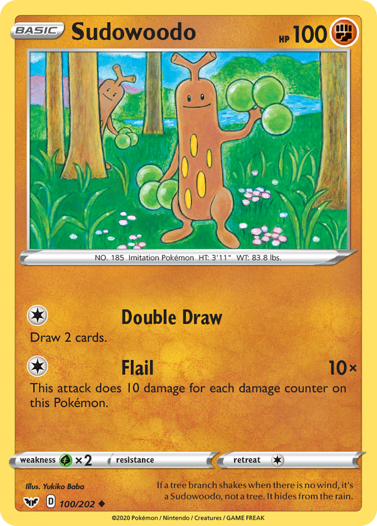 Sudowoodo Sword & Shield 100