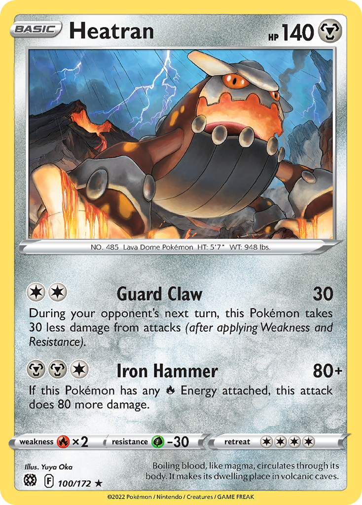 Heatran Brilliant Stars 100